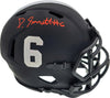 Devonta Smith Autographed Eclipse Black Alabama Crimson Tide Speed Mini Helmet Beckett BAS Stock #189550