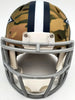 Herschel Walker Autographed Dallas Cowboys Camo Speed Mini Helmet Beckett BAS Stock #185955