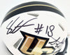 Shaquem & Shaquill Griffin Autographed UCF Golden Knights White Speed Mini Helmet MCS Holo Stock #134377