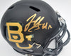 Josh Gordon Autographed Baylor Bears Matte Black Speed Mini Helmet Beckett BAS Stock #131615