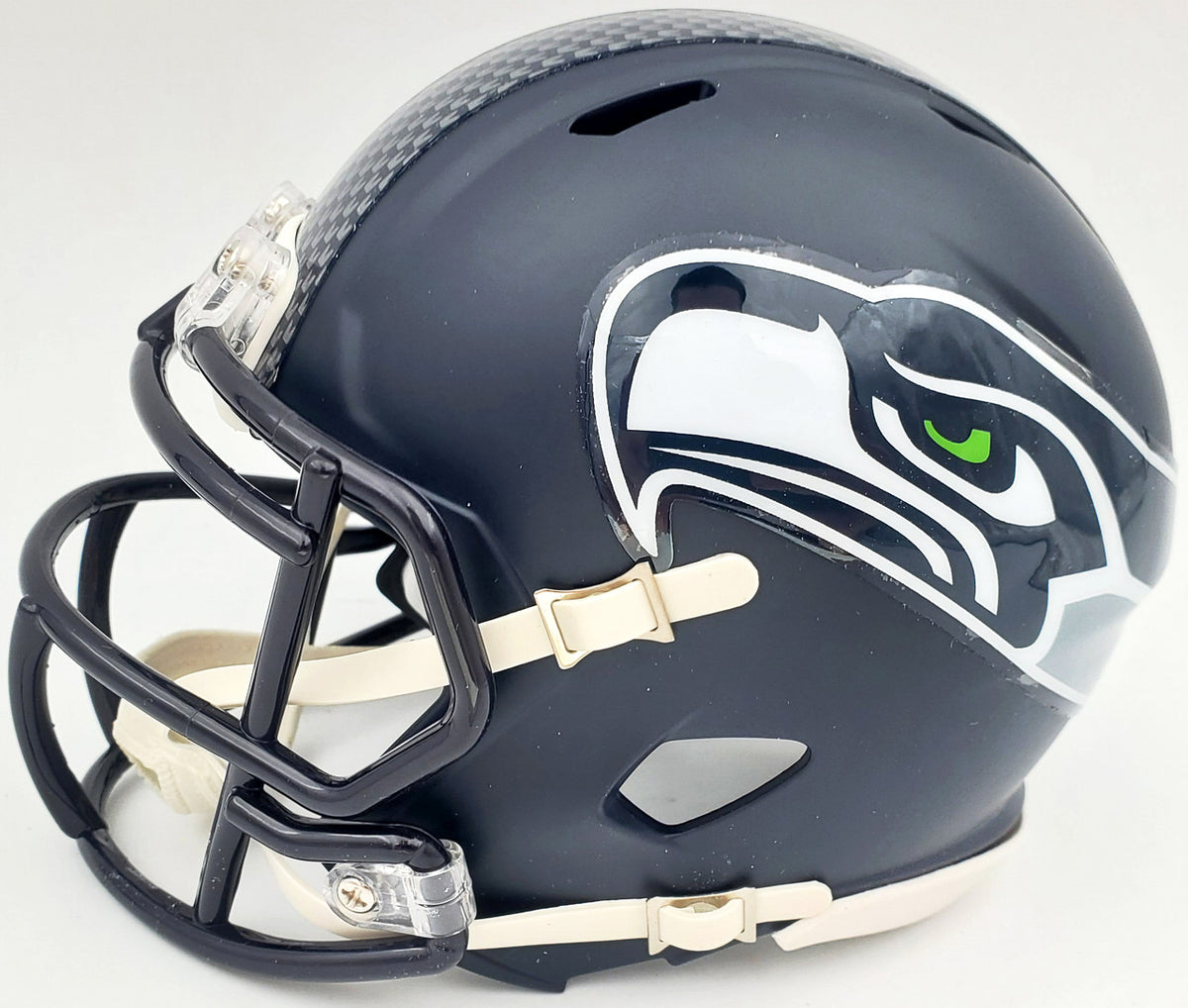 Unsigned Seattle Seahawks Blue Speed Mini Helmet Stock #90876
