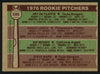 Sid Monge & Randy Lerch Autographed 1976 Topps Rookie Card #595 SKU #149735