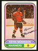 Kevin Morrison Autographed 1975-76 WHA O-Pee-Chee Rookie Card #80 San Diego Mariners SKU #151322