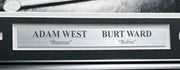 Adam West & Burt Ward Autographed Framed 16x20 Photo Batman & Robin Beckett BAS #AE16676