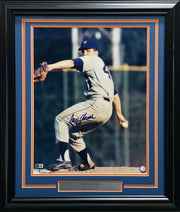 Tom Seaver Autographed Framed 16x20 Photo New York Mets Beckett BAS QR #BS30384