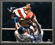 Sylvester Stallone Autographed Framed 16x20 Photo Rocky Fanatics Holo #B58336