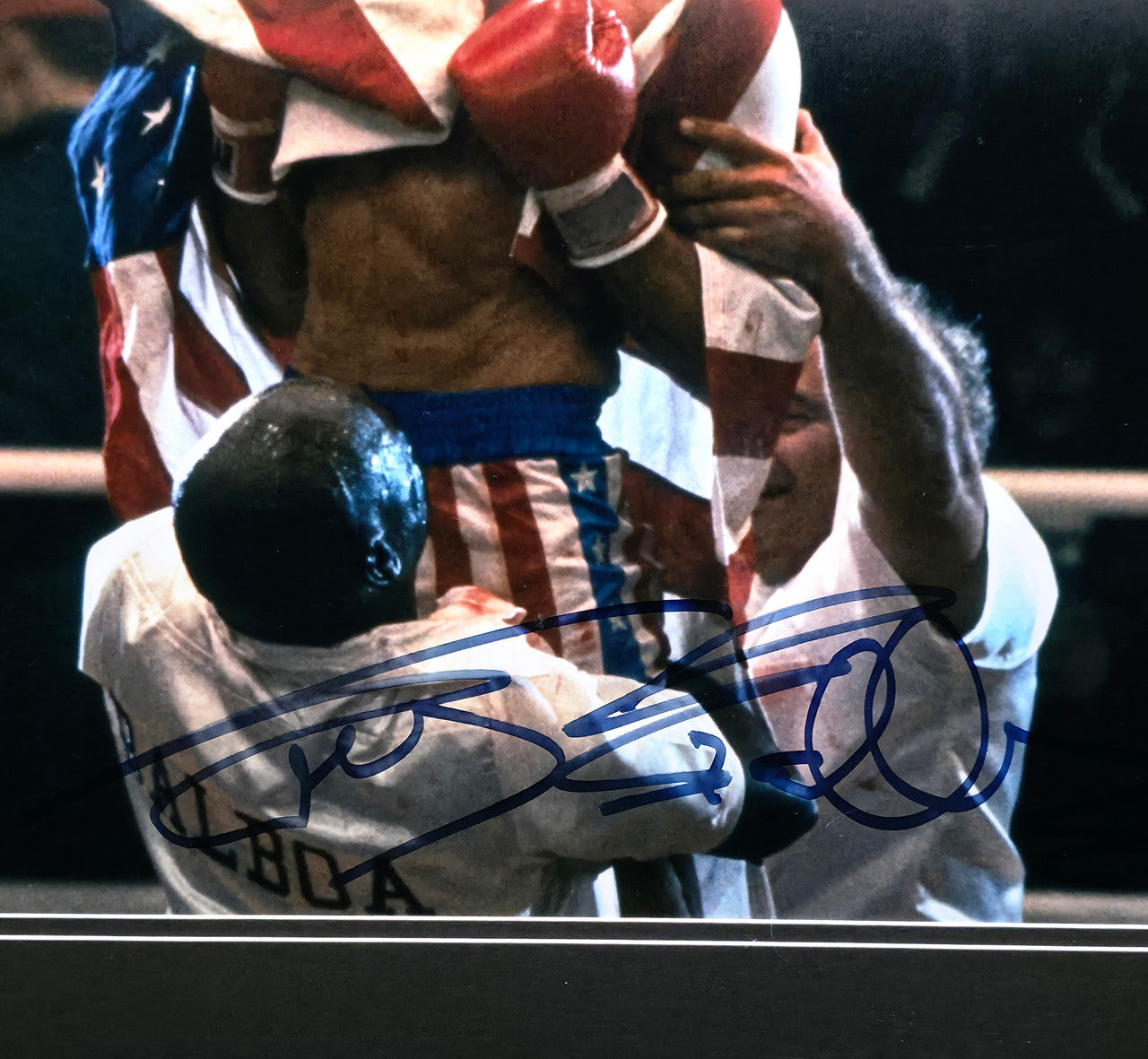 Sylvester Stallone Autographed Framed 16x20 Photo Rocky Fanatics Holo #B58336