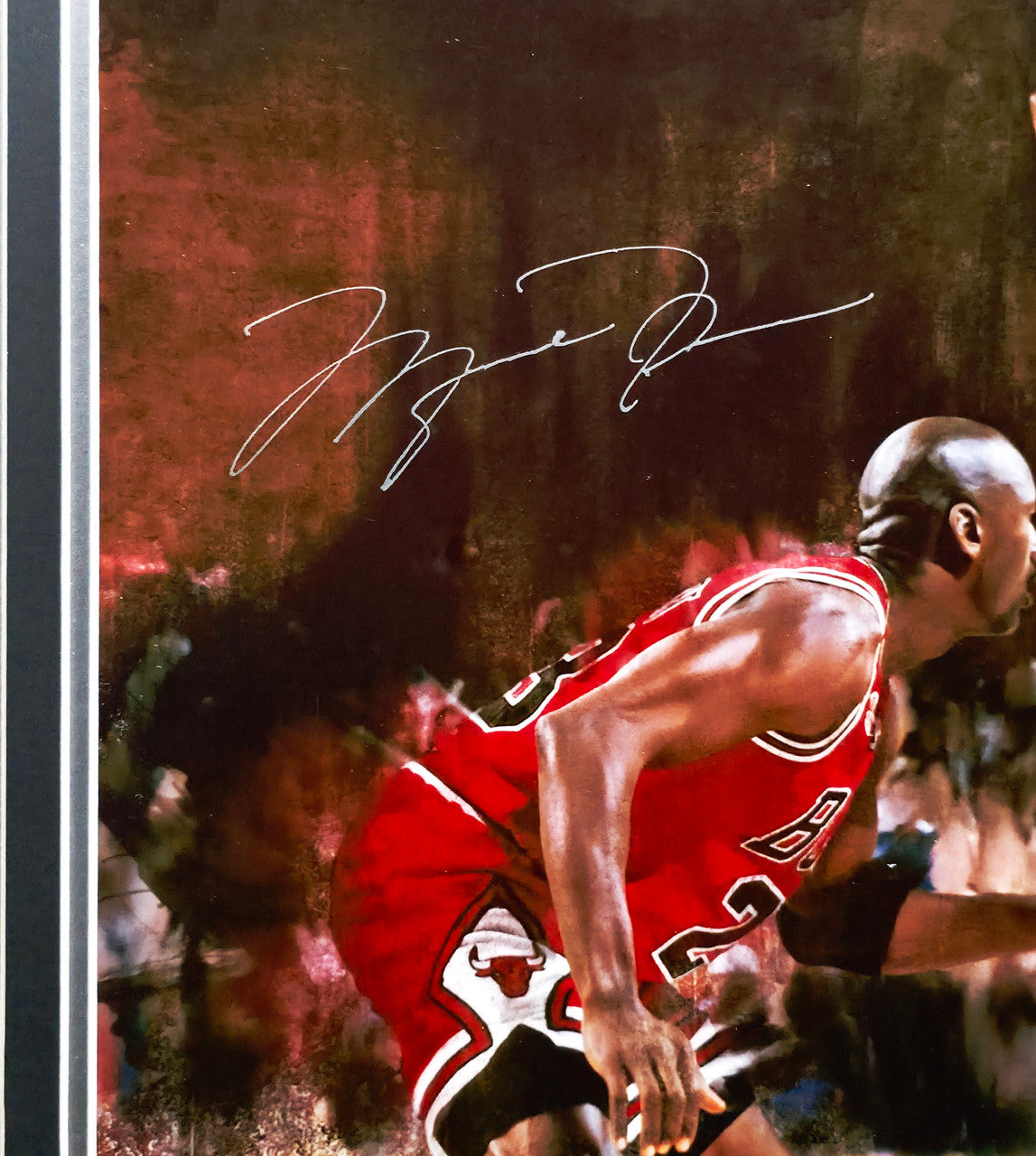 Michael Jordan & Magic Johnson Autographed Framed 16x20 Photo Chicago Bulls & Los Angeles Kings #25/50 UDA Holo #BAM28481