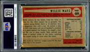 Willie Mays Autographed 1954 Bowman Card #89 New York Giants PSA 1 Auto Grade 6 Vintage 1950's Signature PSA/DNA #127132260