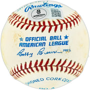 Perfect Game Pitchers Autographed Official AL Baseball With 7 Signatures Including Sandy Koufax Beckett BAS QR #AE50755