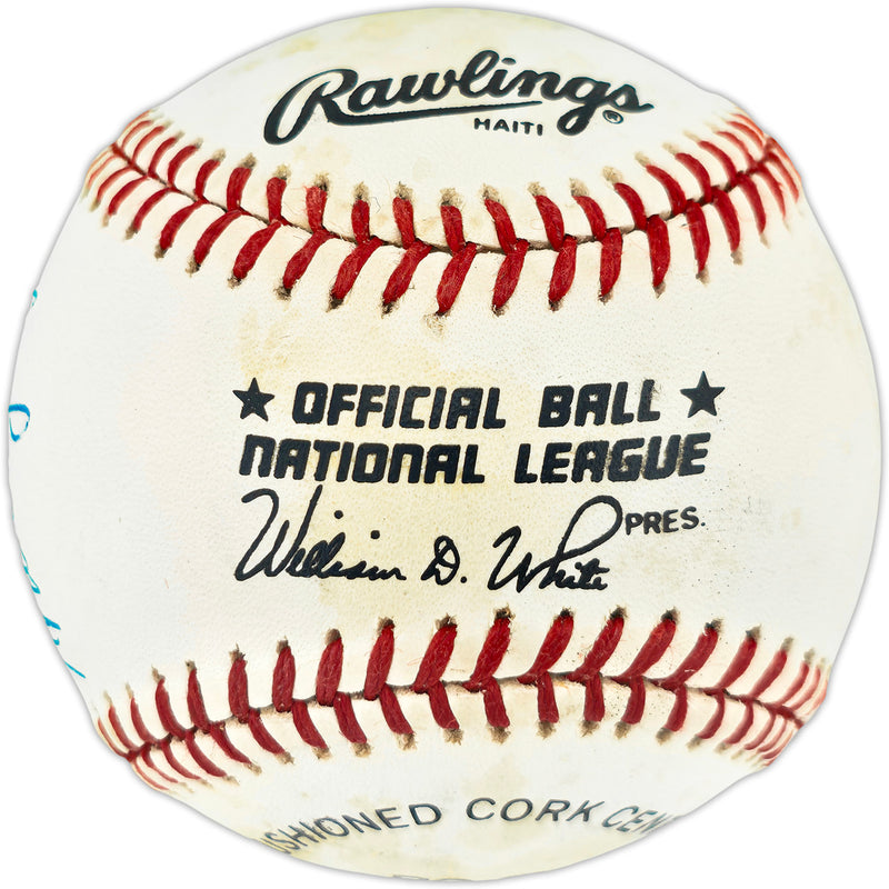 Harry Taylor Autographed Official NL Baseball Brooklyn Dodgers "To Frank Best Wishes" SKU #253962