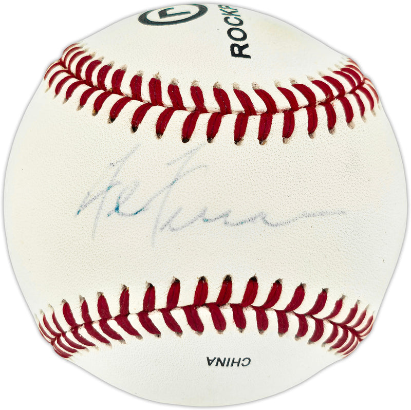 Al Ferrara Autographed Official Rawlings OLB Baseball Los Angeles Dodgers SKU #254004