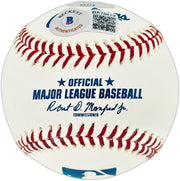 Ken Griffey Jr. Autographed Official MLB Baseball Seattle Mariners "Career Uniform #'s" Beckett BAS QR #BA78819