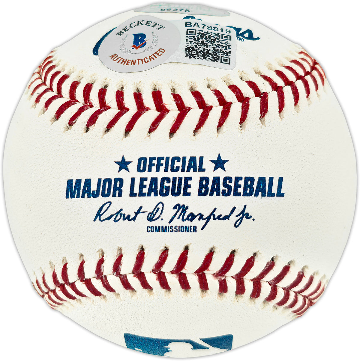 Ken Griffey Jr. Autographed Official MLB Baseball Seattle Mariners "Career Uniform #'s" Beckett BAS QR #BA78819