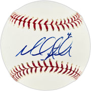 Mike Aviles Autographed Official MLB Baseball Detroit Tigers SKU #254024