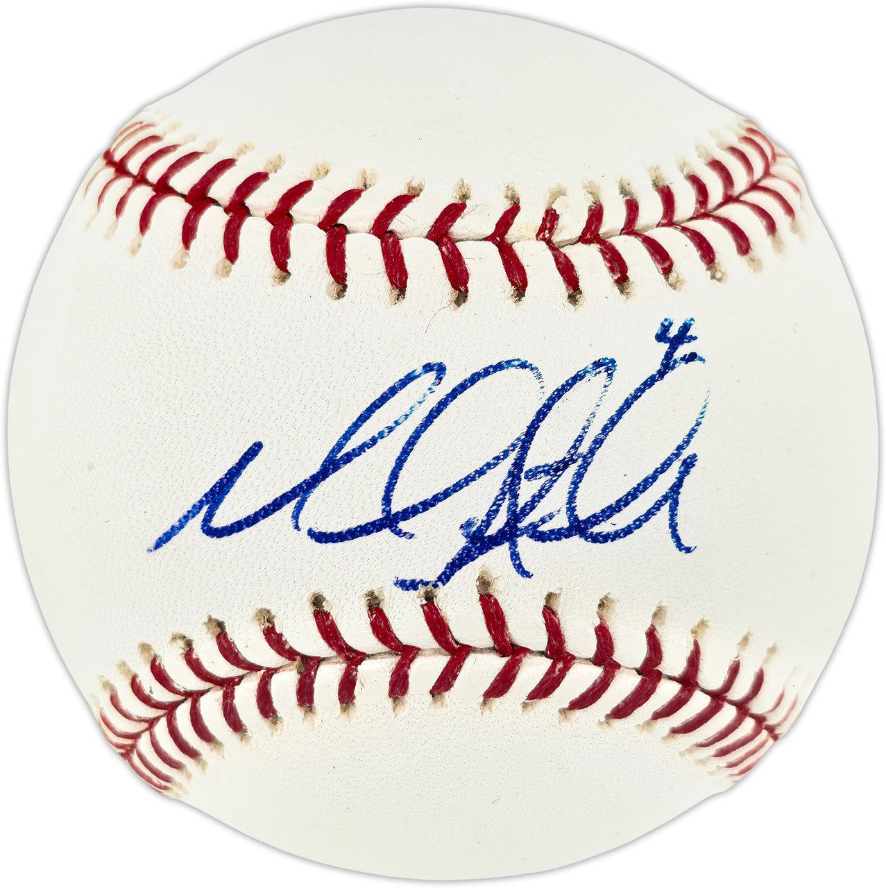 Mike Aviles Autographed Official MLB Baseball Detroit Tigers SKU #254024