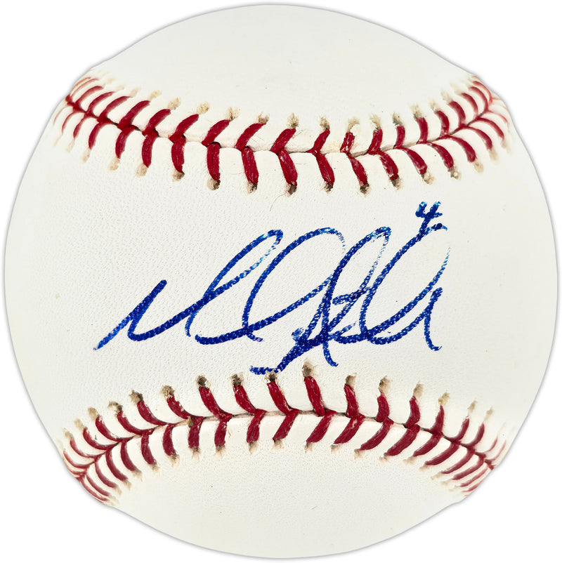 Mike Aviles Autographed Official MLB Baseball Detroit Tigers SKU #254024