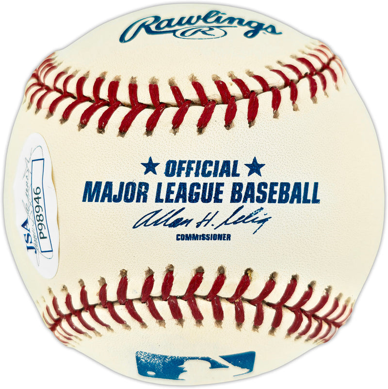 Jack Fisher Autographed Official MLB Baseball New York Mets (Smudged) JSA #P98946