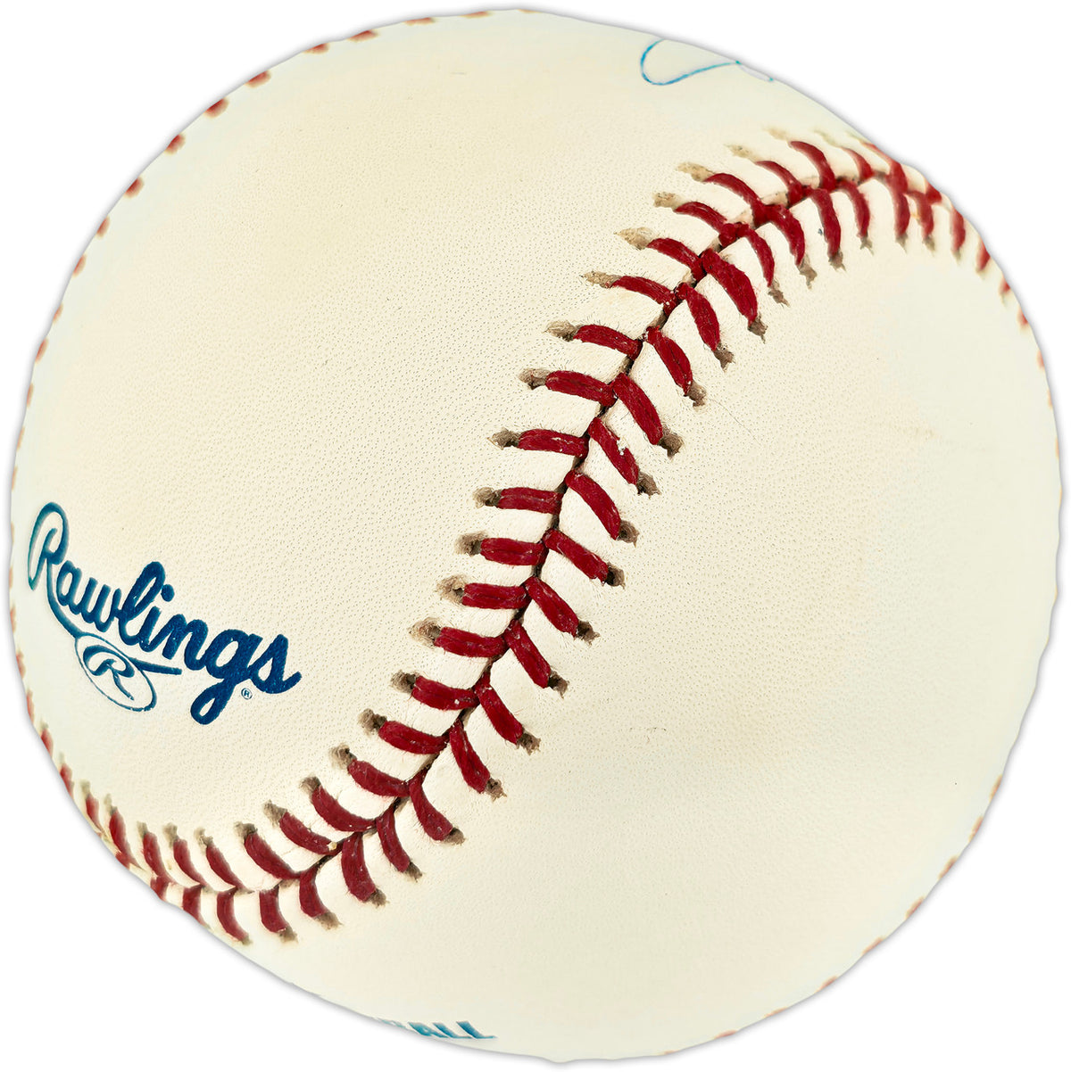 Jack Fisher Autographed Official MLB Baseball New York Mets (Smudged) JSA #P98946