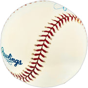 Jack Fisher Autographed Official MLB Baseball New York Mets (Smudged) JSA #P98950