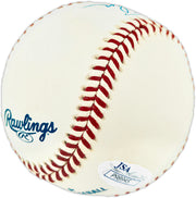 Jack Fisher Autographed Official MLB Baseball New York Mets (Smudged) JSA #P98945