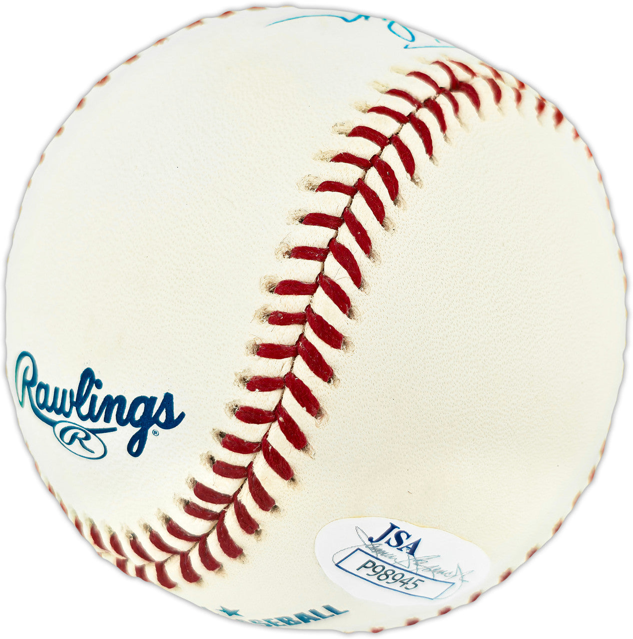 Jack Fisher Autographed Official MLB Baseball New York Mets (Smudged) JSA #P98945