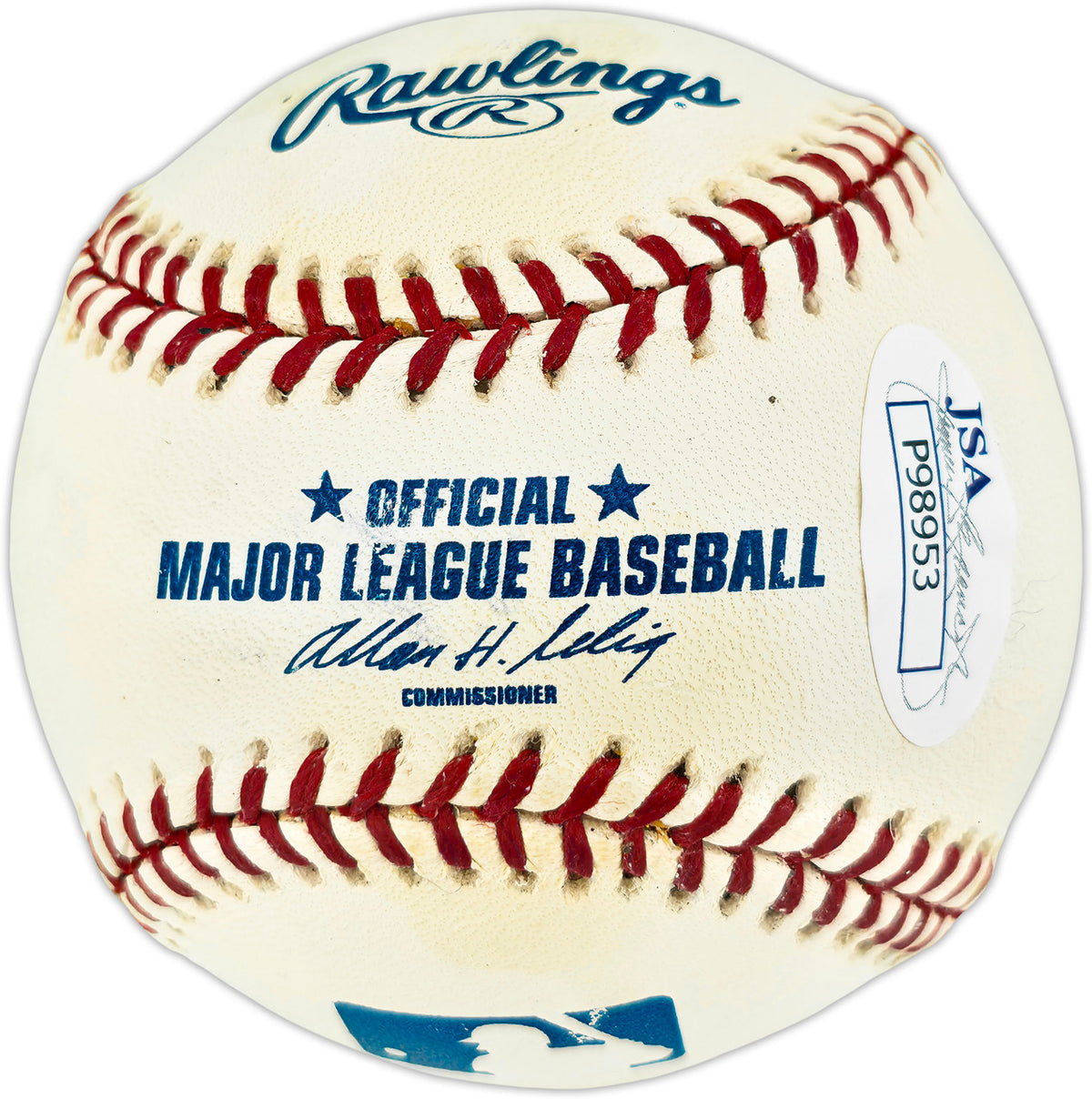 Jack Fisher Autographed Official MLB Baseball New York Mets JSA #P98953
