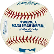Jack Fisher Autographed Official MLB Baseball New York Mets (Smudged) JSA #P98952