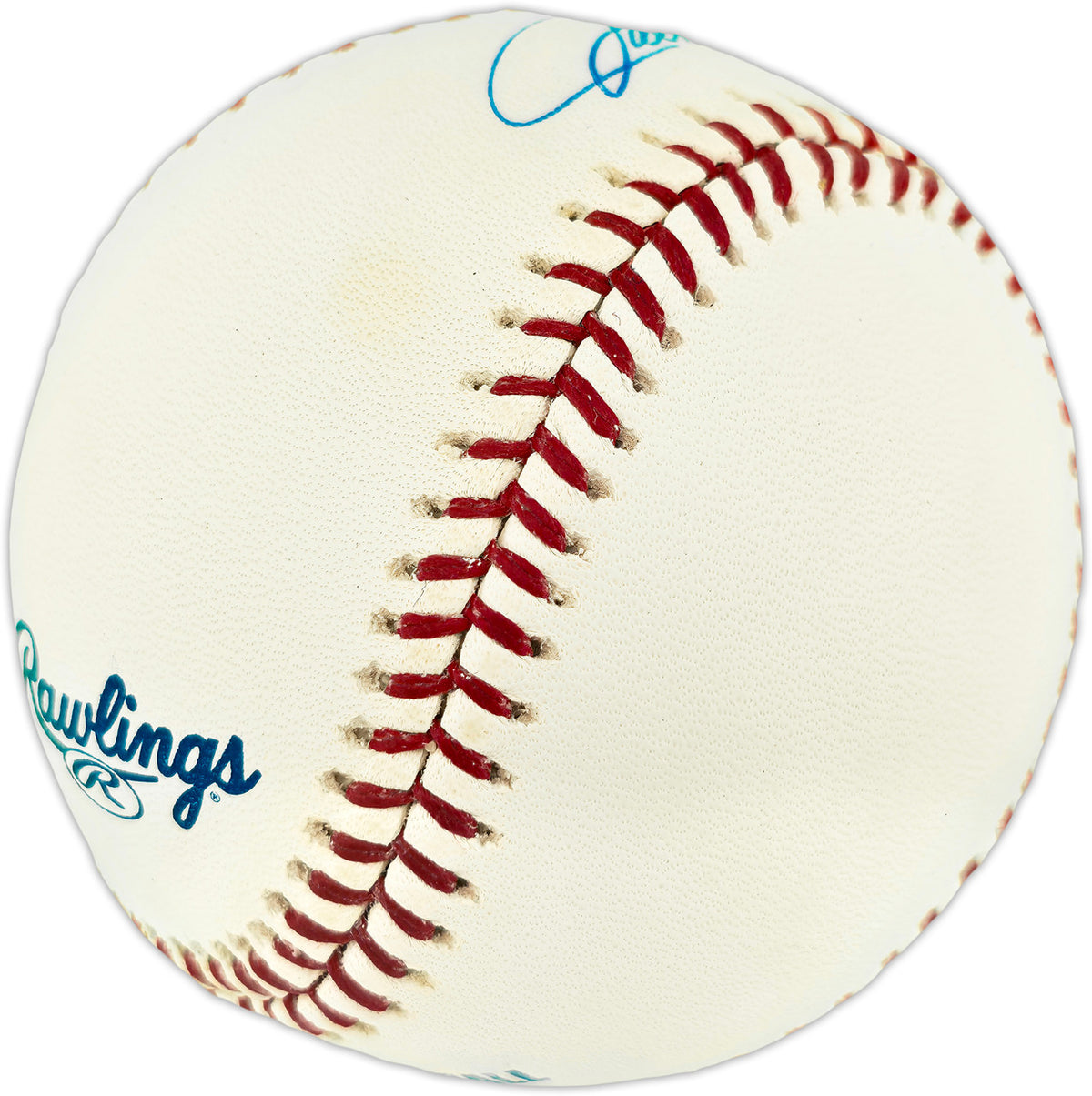 Jack Fisher Autographed Official MLB Baseball New York Mets (Smudged) JSA #P98952