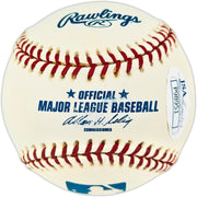 Jack Fisher Autographed Official MLB Baseball New York Mets (Smudged) JSA #P98951