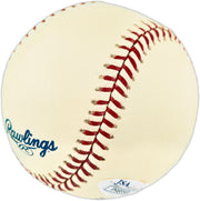 Jack Fisher Autographed Official MLB Baseball Baltimore Orioles "Maris #60" (Smudged) JSA #P98949