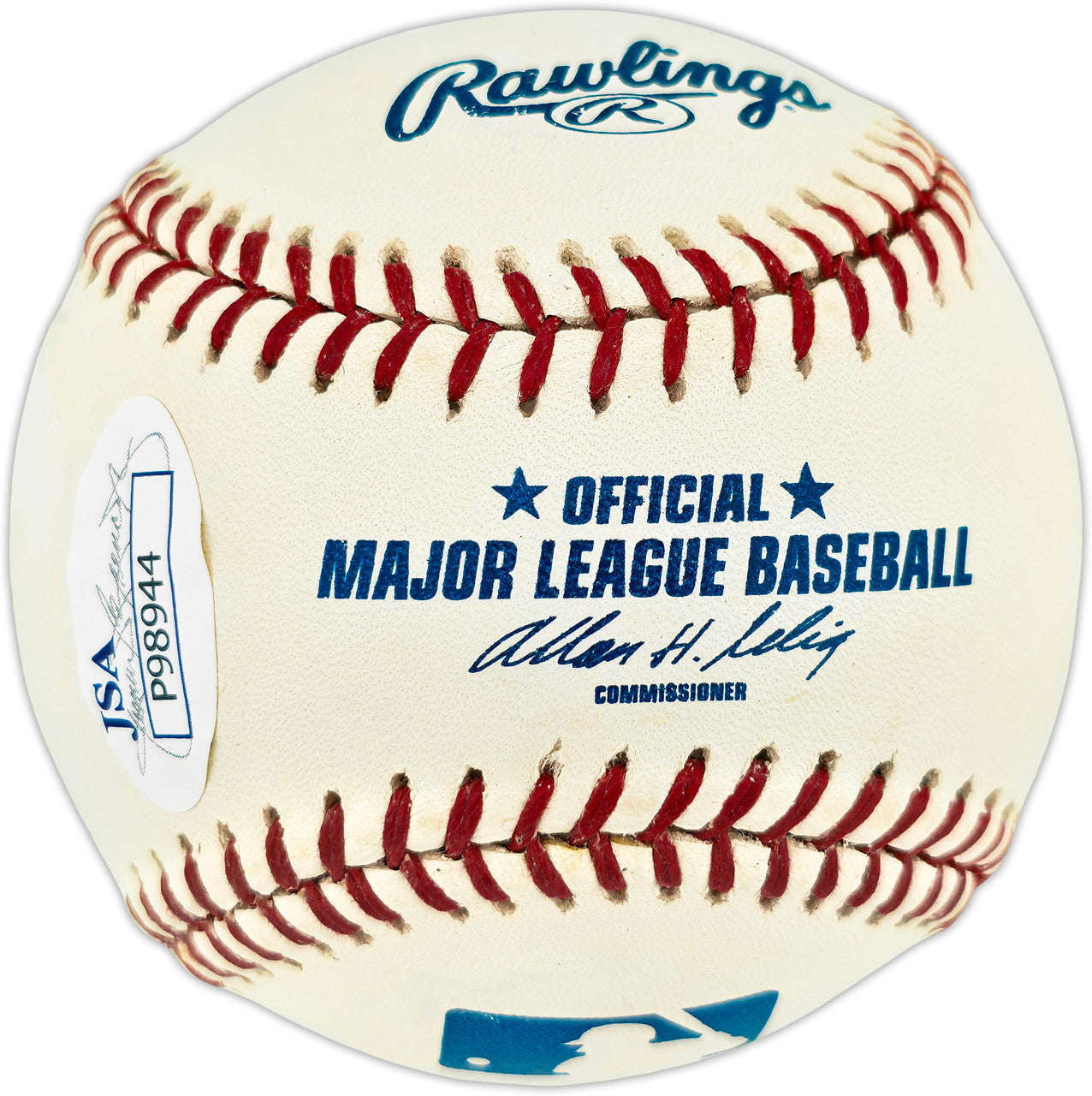 Jack Fisher Autographed Official MLB Baseball New York Mets (Smudged) JSA #P98944