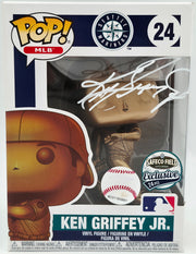 Ken Griffey Jr. Autographed Funko Pop! #24 Seattle Mariners Beckett BAS Witness #3W342001