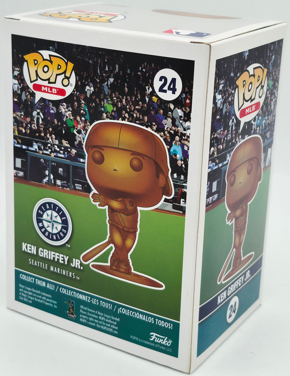 Ken Griffey Jr. Autographed Funko Pop! #24 Seattle Mariners Beckett BAS Witness #3W342001