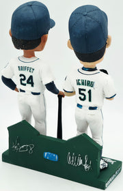 Ken Griffey Jr. & Ichiro Suzuki Autographed 2010 Cooperstown Bound Bobblehead & Box (Dual-Signed Each) Seattle Mariners Beckett BAS Witness #2W266217 & 2W266218