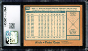Pete Rose Autographed 1978 O-Pee-Chee Card #100 Cincinnati Reds CGC x JSA #6078174109