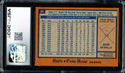 Pete Rose Autographed 1978 Topps Card #20 Cincinnati Reds Auto Grade Gem Mint 10 CGC x JSA #6078175022