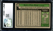 Pete Rose Autographed 1979 Topps Card #650 Cincinnati Reds CGC x JSA #6078174055