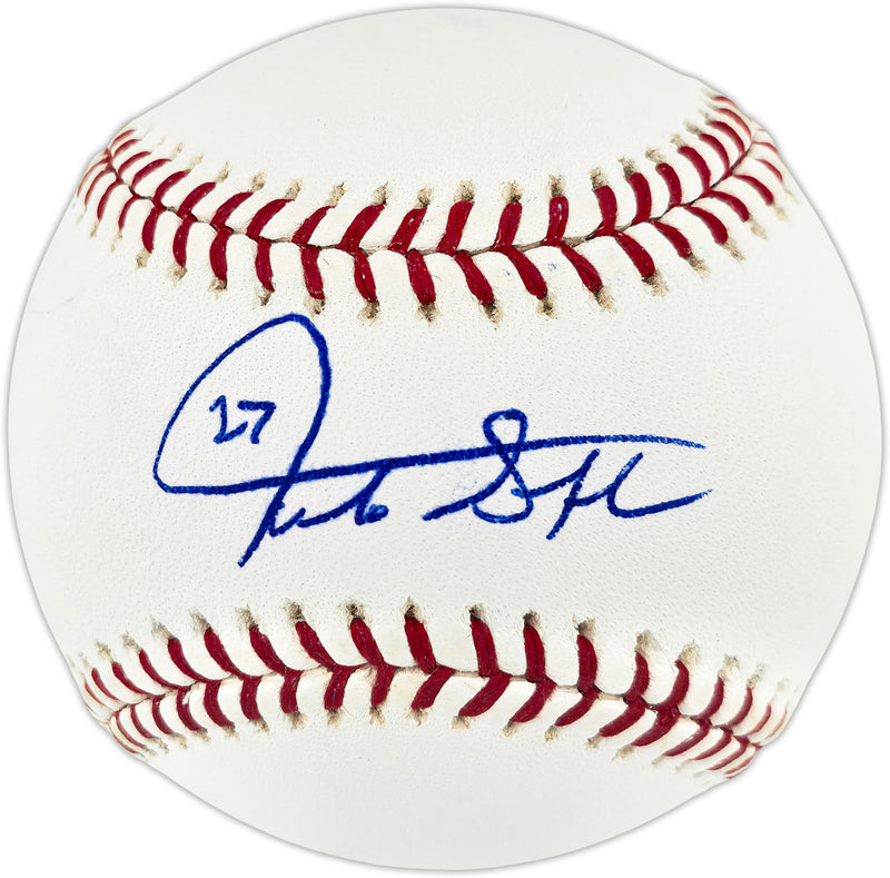 Giancarlo Stanton Autographed Official MLB Baseball New York Yankees Beckett BAS QR #BU87171