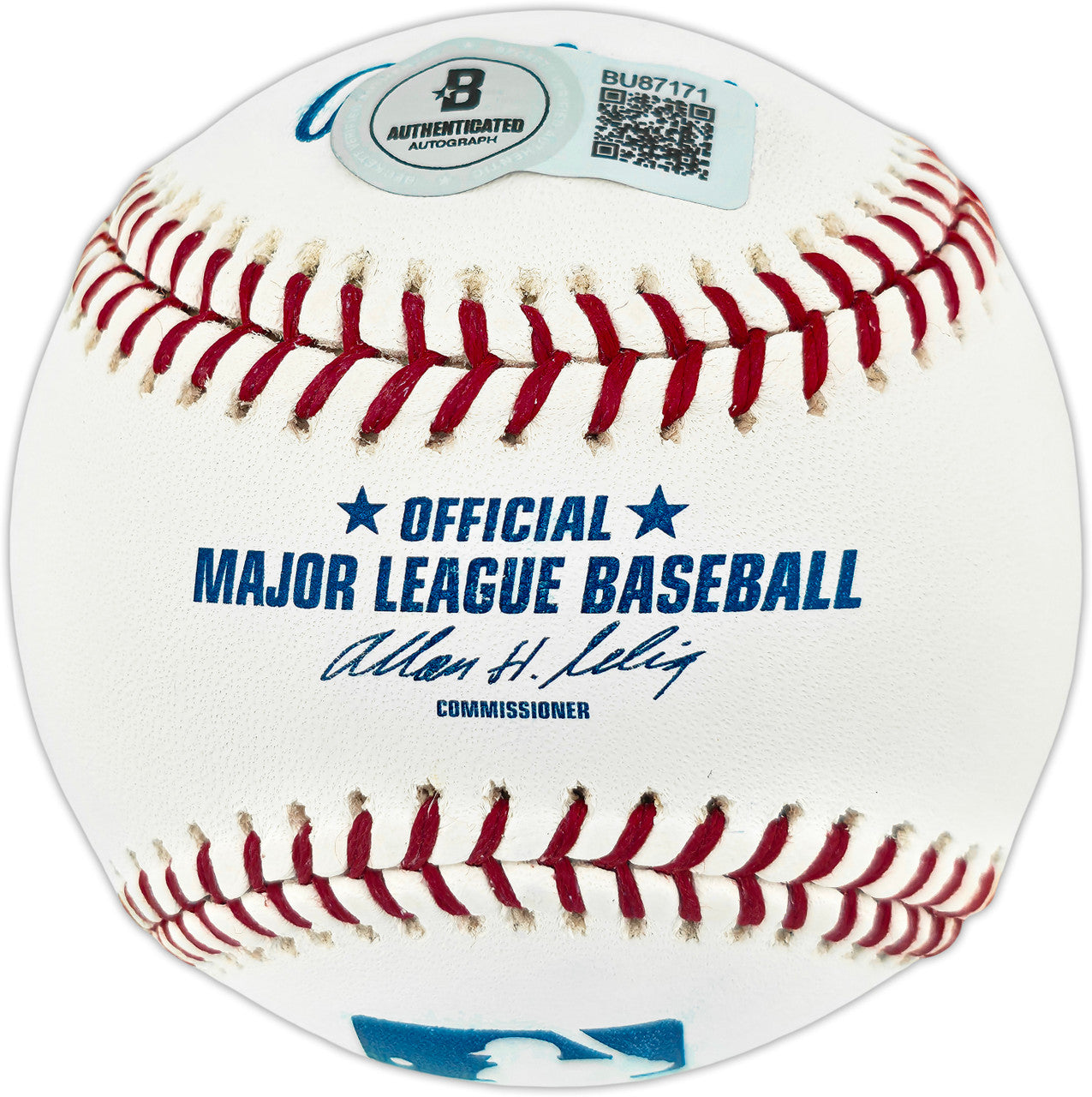 Giancarlo Stanton Autographed Official MLB Baseball New York Yankees Beckett BAS QR #BU87171