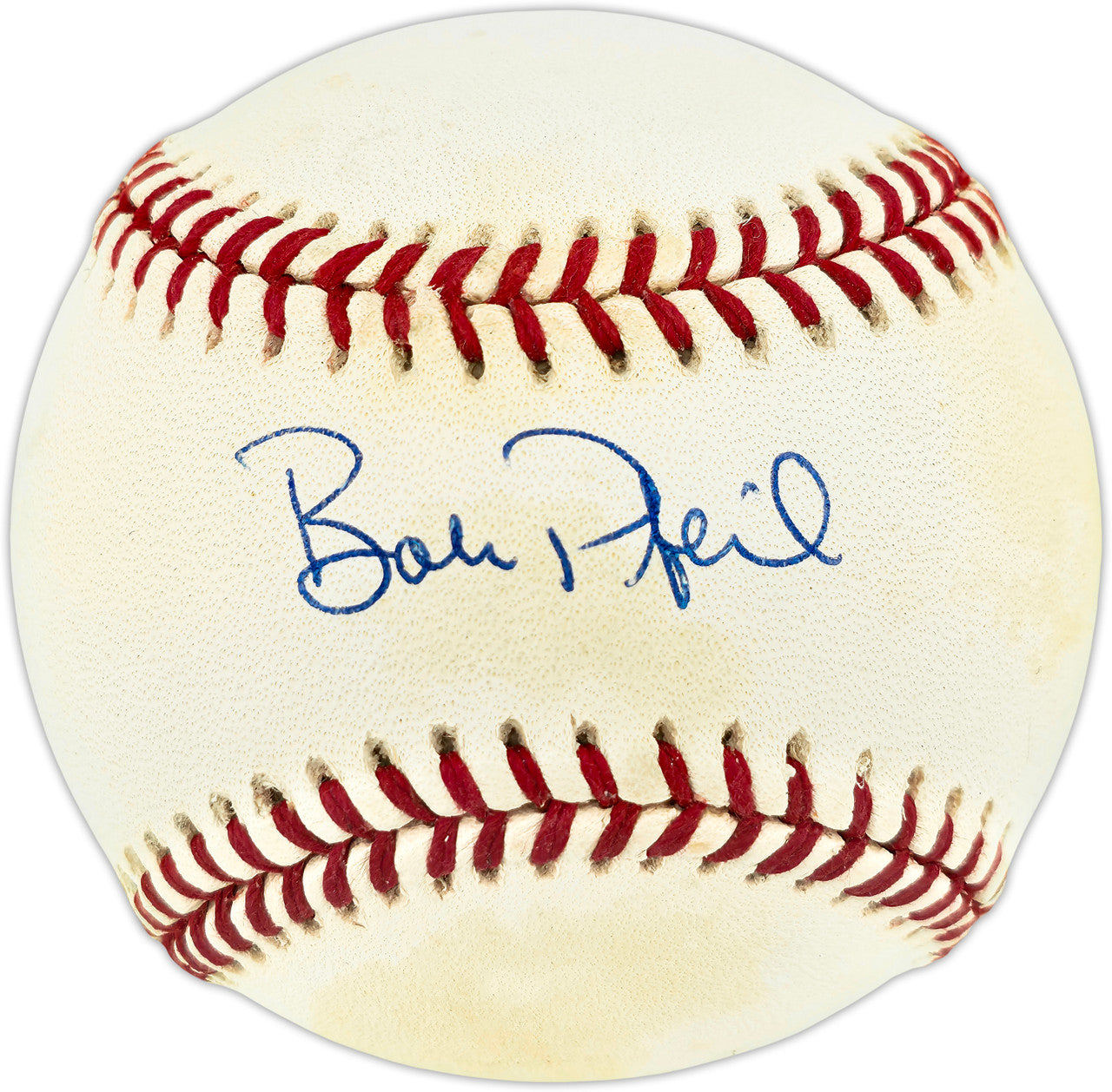 Bob Bobby Pfeil Autographed Official NL Baseball New York Mets Beckett BAS QR #BU86783