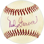 Ned Garver Autographed Official AL Baseball Detroit Tigers Beckett BAS QR #BU87205