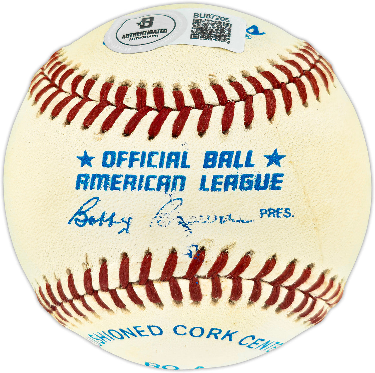 Ned Garver Autographed Official AL Baseball Detroit Tigers Beckett BAS QR #BU87205
