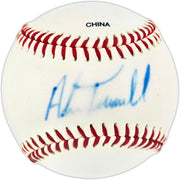 Alan Trammell Autographed Official League Baseball Detroit Tigers Beckett BAS QR #BU87213