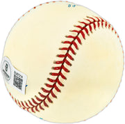 Bubba Trammell Autographed Official AL Baseball Detroit Tigers Beckett BAS QR #BU87214
