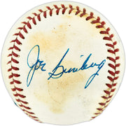Joe Ginsberg & Virgil Trucks Autographed Official AL Baseball Detroit Tigers Beckett BAS QR #BU87215