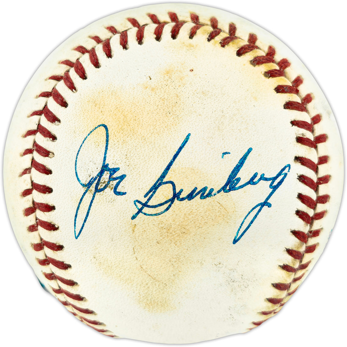 Joe Ginsberg & Virgil Trucks Autographed Official AL Baseball Detroit Tigers Beckett BAS QR #BU87215