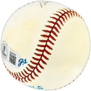 Mike Henneman Autographed Official AL Baseball Detroit Tigers Beckett BAS QR #BU87221