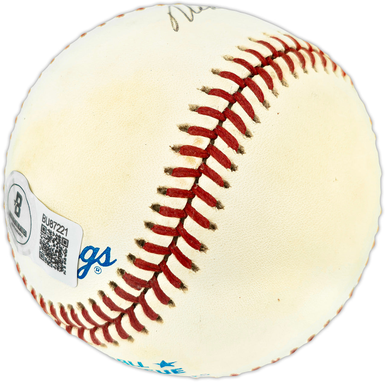 Mike Henneman Autographed Official AL Baseball Detroit Tigers Beckett BAS QR #BU87221