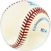 Mike Henneman Autographed Official AL Baseball Detroit Tigers Beckett BAS QR #BU87221